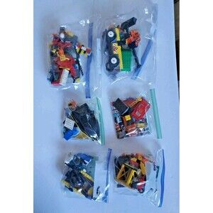 Lego Juniors Lot (10683, 10743, 10685, 10667, 10737 (2) Barman Cars Construction